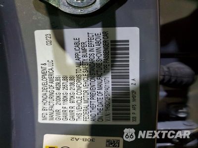 Zdjęcie 12 z 12 samochodu: 2023 HONDA ACCORD HYBRID SPORT VIN:1HGCY2F57PA011071 - miniatura