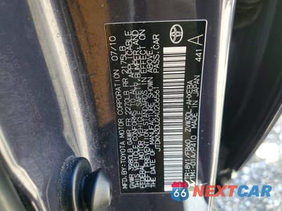 Zdjęcie 12 z 12 samochodu: 2010 TOYOTA PRIUS III VIN:JTDKN3DU2A0206561 - miniatura