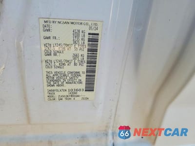 Zdjęcie 13 z 13 samochodu: 2014 NISSAN NV 2500 VIN:1N6BF0LX7EN103603 - miniatura