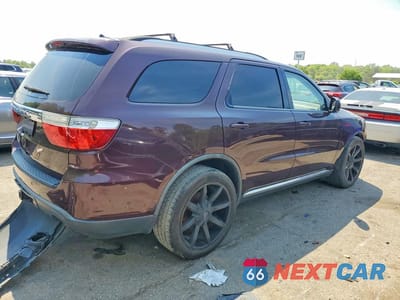 Trzecie zdjęcie samochodu z tyłu: 2012 DODGE DURANGO SXT VIN:1C4RDJAG0CC278784 - miniatura