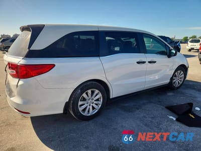 Trzecie zdjęcie samochodu z tyłu: 2019 HONDA ODYSSEY LX VIN:5FNRL6H23KB049236 - miniatura
