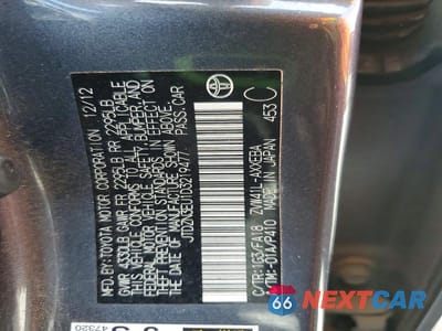 Zdjęcie 12 z 12 samochodu: 2013 TOYOTA PRIUS V THREE VIN:JTDZN3EU1D3219477 - miniatura