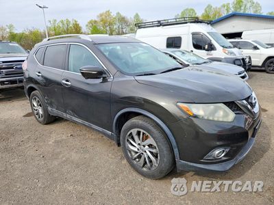 Czwarte zdjęcie samochodu z boku: 2015 NISSAN ROGUE SL VIN:5N1AT2MV7FC773435 - miniatura