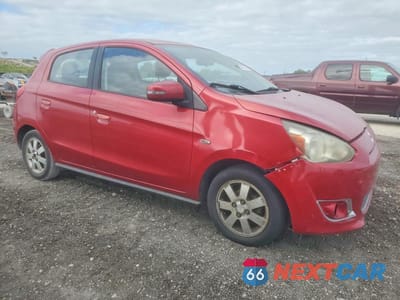 Czwarte zdjęcie samochodu z boku: 2015 MITSUBISHI MIRAGE ES VIN:ML32A4HJ3FH012098 - miniatura