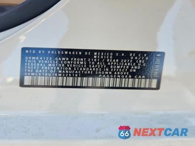 Zdjęcie 13 z 13 samochodu: 2019 VOLKSWAGEN JETTA S VIN:3VWC57BU7KM225181 - miniatura