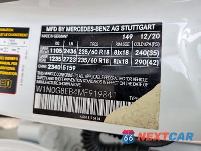 Zdjęcie 14 z 14 samochodu: 2021 MERCEDES-BENZ GLC 300 4MATIC VIN:W1N0G8EB4MF919841 - miniatura