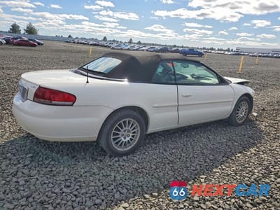 Trzecie zdjęcie samochodu z tyłu: 2004 CHRYSLER SEBRING LXI VIN:1C3EL55R54N113957 - miniatura