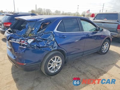 Trzecie zdjęcie samochodu z tyłu: 2022 CHEVROLET EQUINOX LT VIN:3GNAXKEV8NL171287 - miniatura