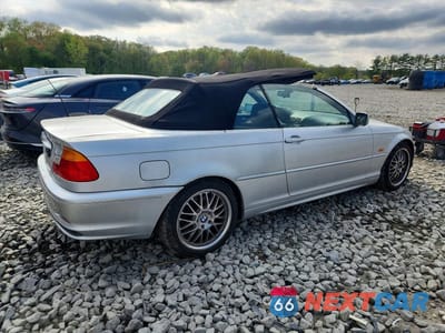 Trzecie zdjęcie samochodu z tyłu: 2002 BMW 330 CI VIN:WBABS53442JU90435 - miniatura