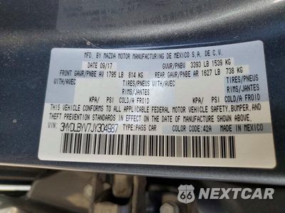 Zdjęcie 12 z 12 samochodu: 2018 TOYOTA YARIS IA BASE VIN:3MYDLBYV7JY304987 - miniatura