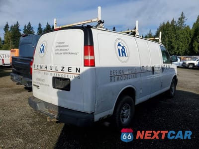 Trzecie zdjęcie samochodu z tyłu: 2013 CHEVROLET EXPRESS 2500 UTILITY / SERVICE VAN VIN:1GCWGFCA1D1153435 - miniatura