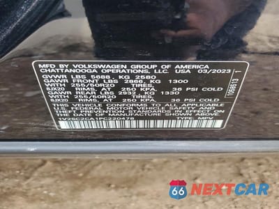 Zdjęcie 12 z 12 samochodu: 2023 VOLKSWAGEN ATLAS CROSS SPORT SEL R-LINE VIN:1V2SC2CA1PC220478 - miniatura