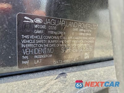 Zdjęcie 12 z 12 samochodu: 2016 JAGUAR XF R - SPORT VIN:SAJBF4BV7GCY18780 - miniatura