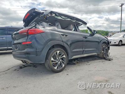 Trzecie zdjęcie samochodu z tyłu: 2021 HYUNDAI TUCSON SPORT VIN:KM8J3CAL7MU291743 - miniatura