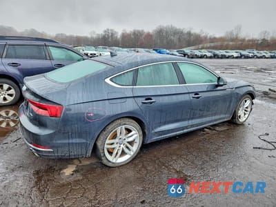 Trzecie zdjęcie samochodu z tyłu: 2019 AUDI A5 PREMIUM VIN:WAUANCF51KA063581 - miniatura