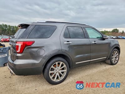 Trzecie zdjęcie samochodu z tyłu: 2017 FORD EXPLORER LIMITED VIN:1FM5K8F88HGA23567 - miniatura