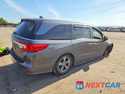 Trzecie zdjęcie samochodu z tyłu: 2019 HONDA ODYSSEY EXL VIN:5FNRL6H74KB068762 - miniatura