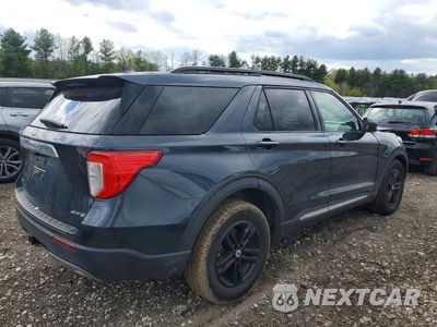 Trzecie zdjęcie samochodu z tyłu: 2022 FORD EXPLORER XLT VIN:1FMSK8DH1NGB13791 - miniatura