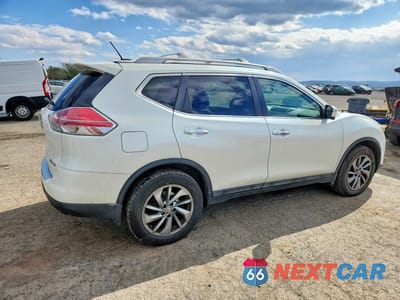 Trzecie zdjęcie samochodu z tyłu: 2015 NISSAN ROGUE SL VIN:5N1AT2MV1FC790070 - miniatura