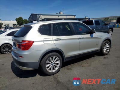 Trzecie zdjęcie samochodu z tyłu: 2013 BMW X3 XDRIVE28I VIN:5UXWX9C57D0D04404 - miniatura