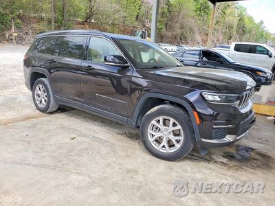 Czwarte zdjęcie samochodu z boku: 2022 JEEP GRAND CHEROKEE L LIMITED VIN:1C4RJJBG0N8597695 - miniatura