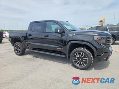 Czwarte zdjęcie samochodu z boku: 2026 GMC SIERRA K1500 AT4 VIN:1GTUUEE89TZ204068 - miniatura