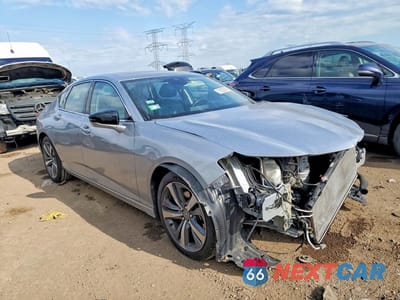 Czwarte zdjęcie samochodu z boku: 2021 ACURA TLX ADVANCE VIN:19UUB6F66MA009460 - miniatura