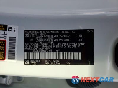 Zdjęcie 13 z 13 samochodu: 2026 LEXUS TX 500H F SPORT PERFORMANCE PREMIUM VIN:5TDABAB63TS017821 - miniatura