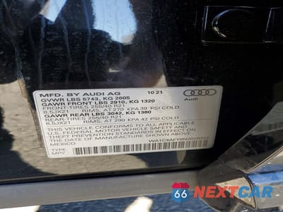 Zdjęcie 12 z 12 samochodu: 2022 AUDI SQ5 PRESTIGE VIN:WA1C4AFY8N2029322 - miniatura