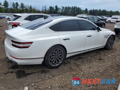 Trzecie zdjęcie samochodu z tyłu: 2022 GENESIS G80 2.5T VIN:KMTGB4SC0NU131115 - miniatura