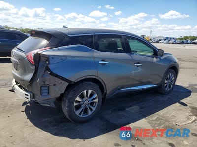 Trzecie zdjęcie samochodu z tyłu: 2016 NISSAN MURANO S VIN:5N1AZ2MG2GN127211 - miniatura