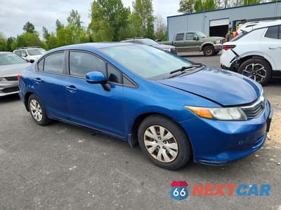 Czwarte zdjęcie samochodu z boku: 2012 HONDA CIVIC LX VIN:2HGFB2F56CH562120 - miniatura