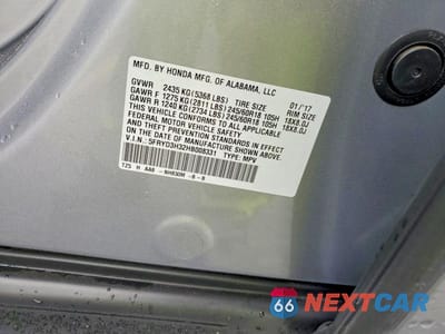 Zdjęcie 13 z 13 samochodu: 2017 ACURA MDX VIN:5FRYD3H32HB008331 - miniatura