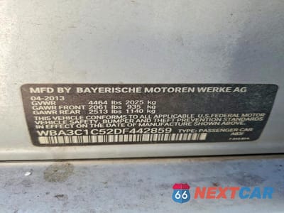 Zdjęcie 12 z 12 samochodu: 2013 BMW 328 I SULEV VIN:WBA3C1C52DF442859 - miniatura