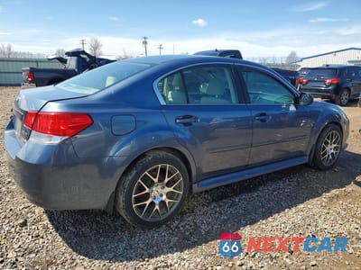 Trzecie zdjęcie samochodu z tyłu: 2014 SUBARU LEGACY 2.5I VIN:4S3BMBA60E3007564 - miniatura