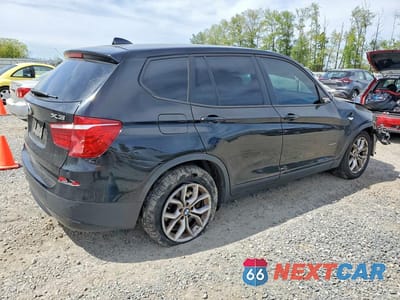 Trzecie zdjęcie samochodu z tyłu: 2013 BMW X3 XDRIVE28I VIN:5UXWX9C59D0A31627 - miniatura