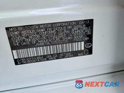 Zdjęcie 13 z 13 samochodu: 2013 LEXUS GS 350 BASE VIN:JTHBE1BL1D5022720 - miniatura