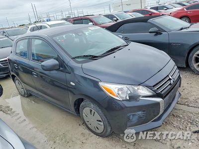 Czwarte zdjęcie samochodu z boku: 2024 MITSUBISHI MIRAGE ES VIN:ML32AUHJ9RH023580 - miniatura