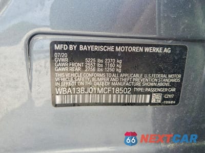 Zdjęcie 12 z 12 samochodu: 2021 BMW 530 XI VIN:WBA13BJ01MCF18502 - miniatura