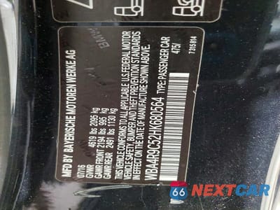 Zdjęcie 12 z 12 samochodu: 2017 BMW 430XI VIN:WBA4R9C52HK680564 - miniatura