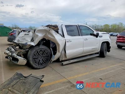 Trzecie zdjęcie samochodu z tyłu: 2022 GMC SIERRA K1500 DENALI ULTIMATE VIN:1GTUUHETXNZ559971 - miniatura