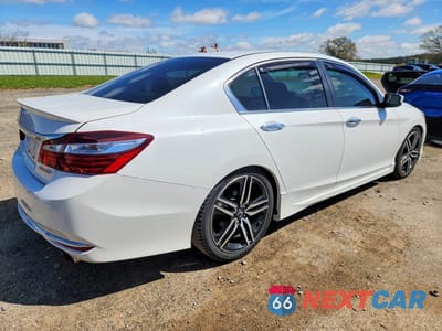 Trzecie zdjęcie samochodu z tyłu: 2016 HONDA ACCORD SPORT VIN:1HGCR2F57GA113872 - miniatura
