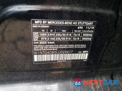 Zdjęcie 12 z 12 samochodu: 2020 MERCEDES-BENZ GLA 250 4MATIC VIN:W1NTG4GB0LU029477 - miniatura