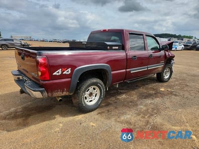 Trzecie zdjęcie samochodu z tyłu: 2003 CHEVROLET SILVERADO K1500 HEAVY DUTY VIN:1GCGK13U13F213215 - miniatura