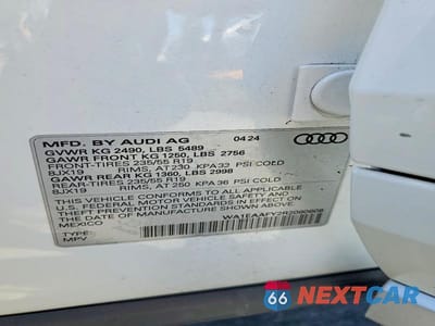 Zdjęcie 13 z 13 samochodu: 2024 AUDI Q5 PREMIUM PLUS 45 VIN:WA1EAAFY2R2090608 - miniatura
