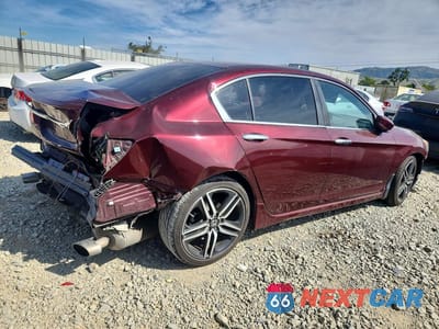 Trzecie zdjęcie samochodu z tyłu: 2017 HONDA ACCORD SPORT VIN:1HGCR2F55HA061871 - miniatura