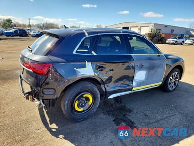 Trzecie zdjęcie samochodu z tyłu: 2021 AUDI Q5 PREMIUM PLUS VIN:WA1BAAFY1M2027947 - miniatura