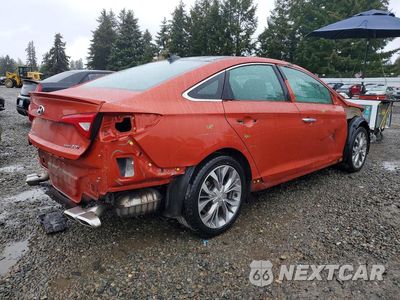 Trzecie zdjęcie samochodu z tyłu: 2015 HYUNDAI SONATA LIMITED 2.0T VIN:5NPE34AB8FH189769 - miniatura