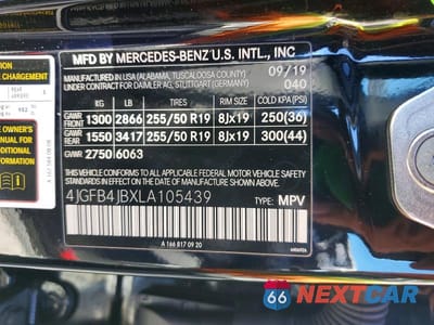 Zdjęcie 13 z 13 samochodu: 2020 MERCEDES-BENZ GLE 350 VIN:4JGFB4JBXLA105439 - miniatura