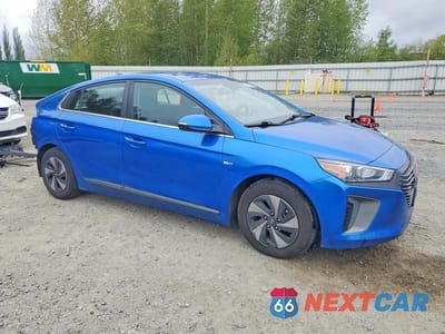 Czwarte zdjęcie samochodu z boku: 2017 HYUNDAI IONIQ SEL VIN:KMHC75LC0HU017330 - miniatura